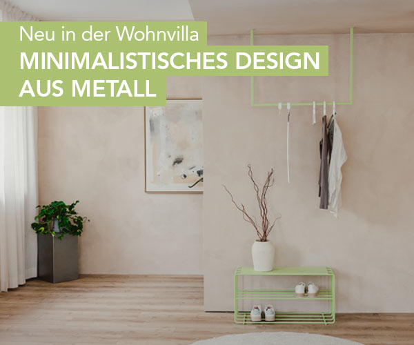 Metallbude – Minimalistisches Möbel-Design in Hamburg: Cramer Wohnvilla