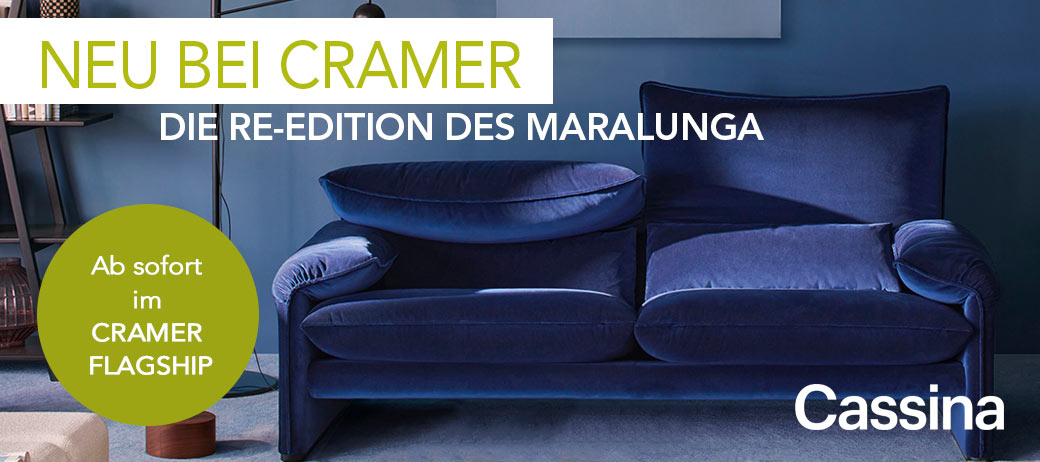 Re-Edition Maralunga von Cassina: Neu im Cramer Flagship