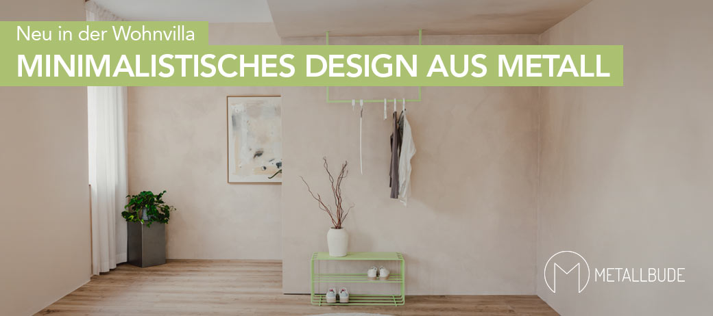 Metallbude – Minimalistisches Möbel-Design in Hamburg: Cramer Wohnvilla