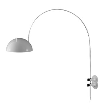 Oluce Coupé Wand-Bogenleuchte