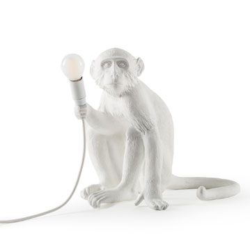Seletti The Monkey Lamp Sitting Version