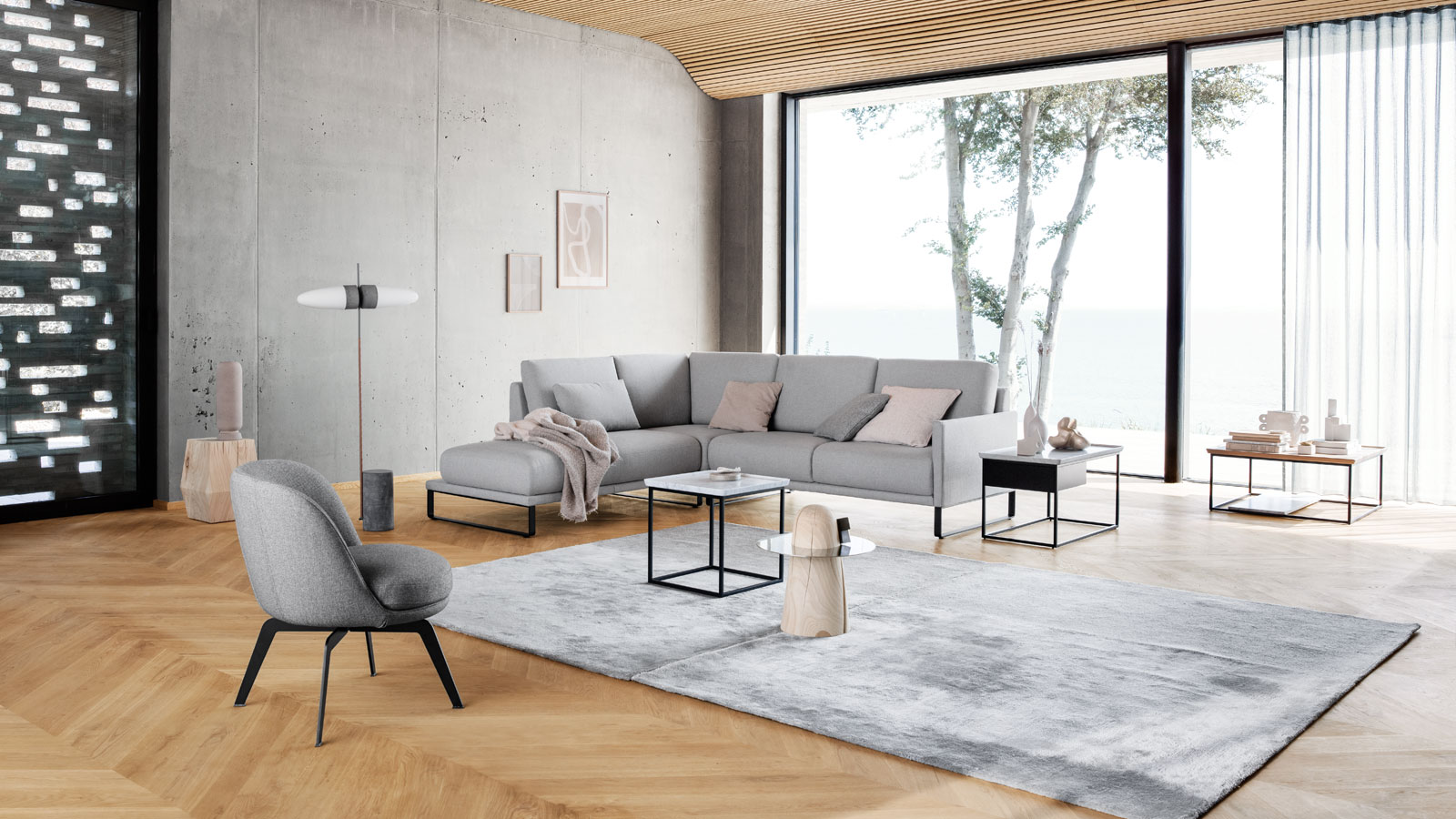 Sofaprogramm CARA von Rolf Benz