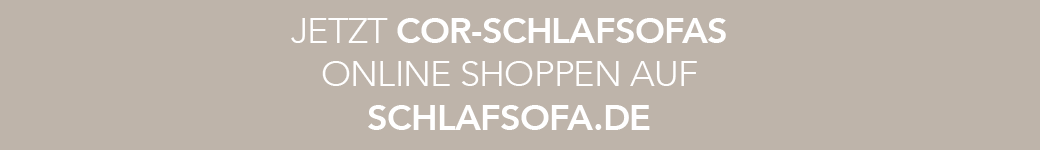Jetzt COR-Schlafsofas shoppen auf Schlafsofa.de