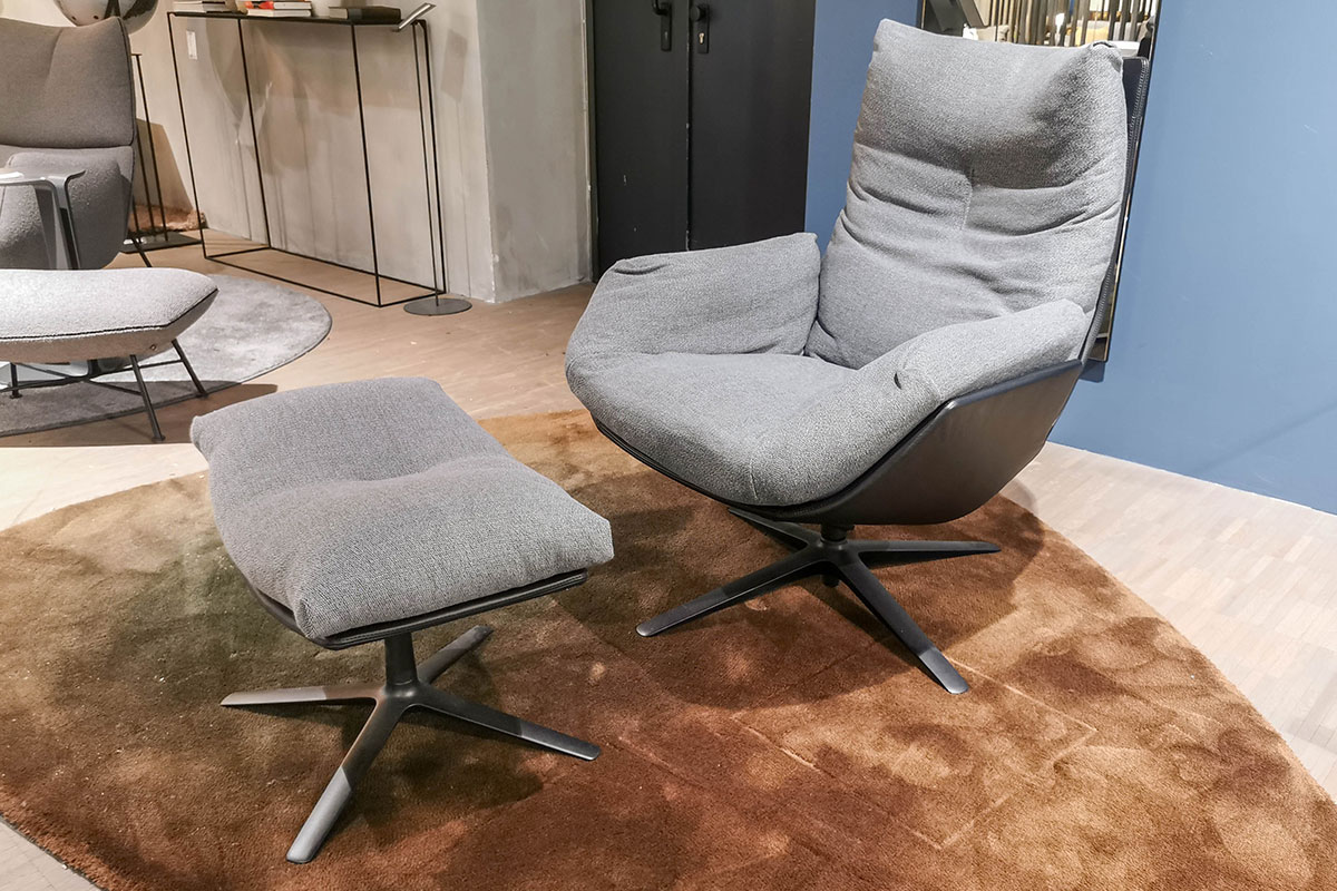 Sessel Cordia Lounge inkl. Hocker von COR im Sale