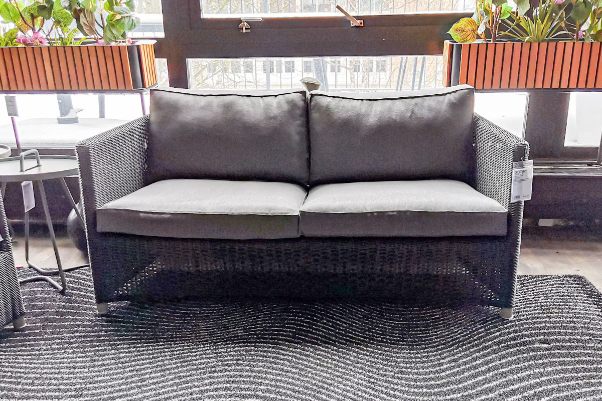 Outdoor-Sofa Diamond 2-Sitzer von Cane-line im Sale