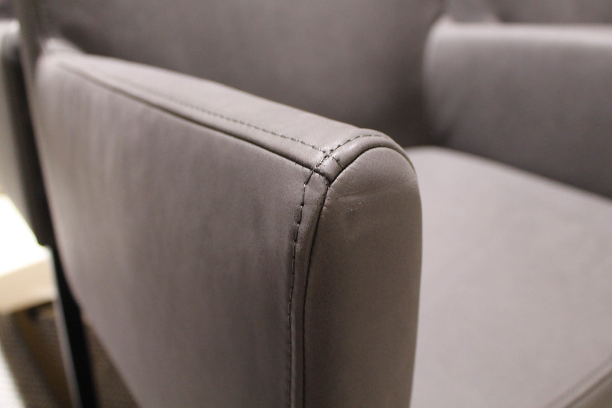 Stuhl Kristin grau 4er Gruppe von Cramer Polstermanufaktur