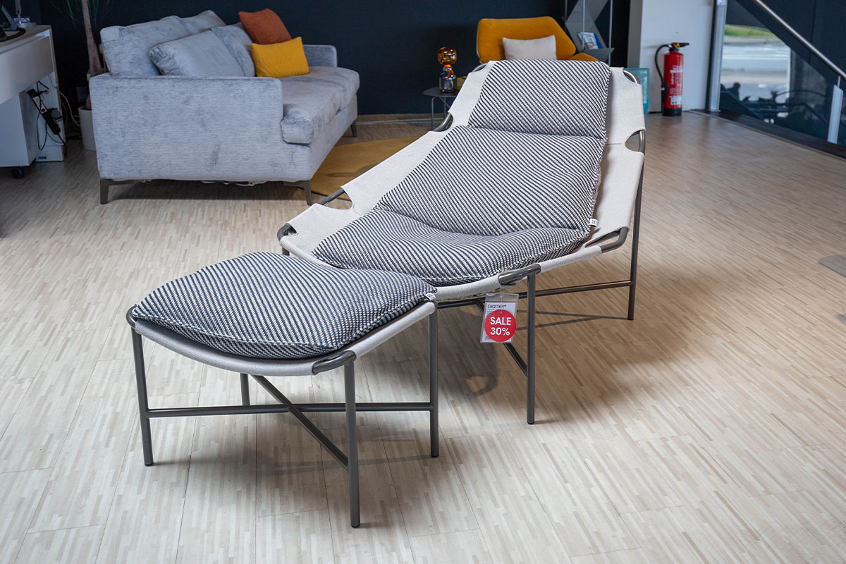 Outdoor-Sessel Jackout inkl. Hocker von Rolf Benz im Sale