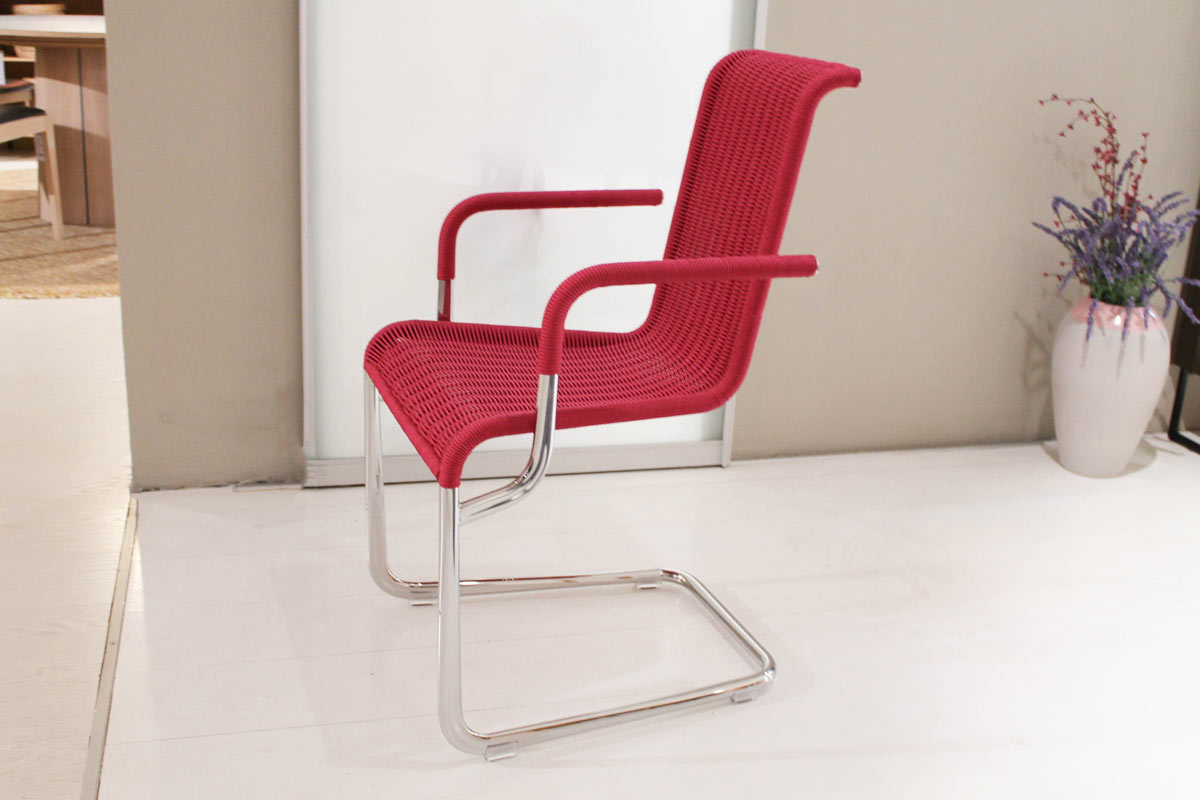 Kragstuhl B20 und D21 6er Gruppe von Tecta